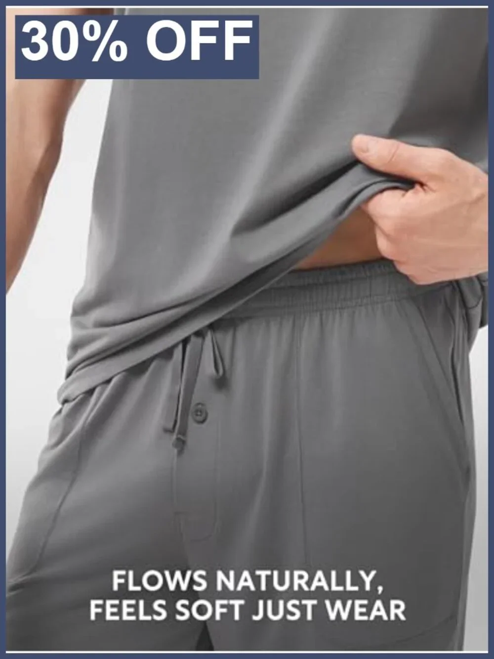 Men's Sleeveless Cooling Pajama Set with Tank Top & Shorts